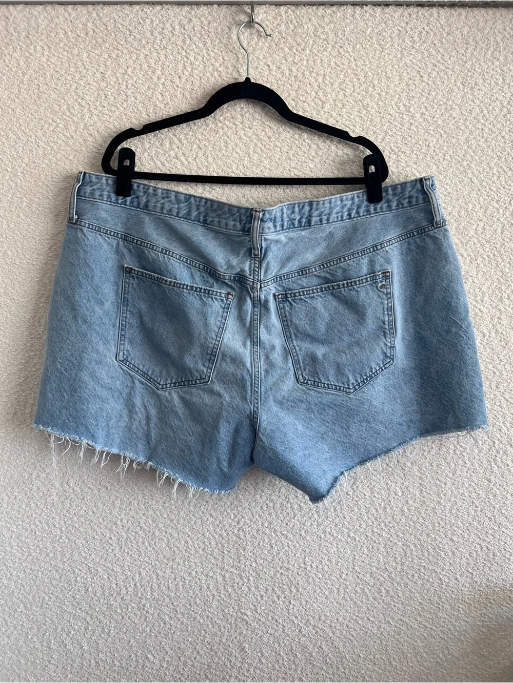 Madewell Women’s The Mom Jean Short Plus Size‎ Denim Shorts Light Wash Size 22